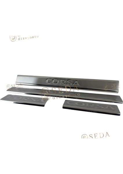 Opel Corsa C Hb 2000 > 2006 Kapı Eşiği 4 Prç. P. Çelik modelleri