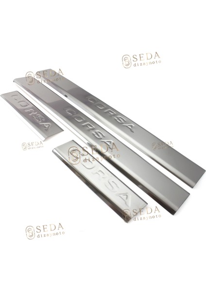 Opel Corsa C Hb 2000 > 2006 Kapı Eşiği 4 Prç. P. Çelik