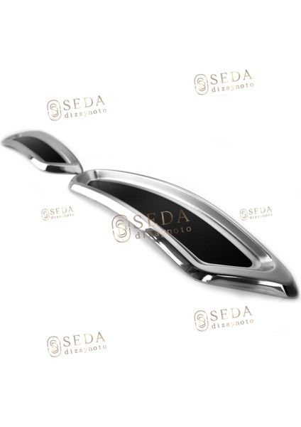 Vw Passat B8 Sd 2015 > 2019 Egzoz Çıkış Kromu 2 Prç. P. Çelik