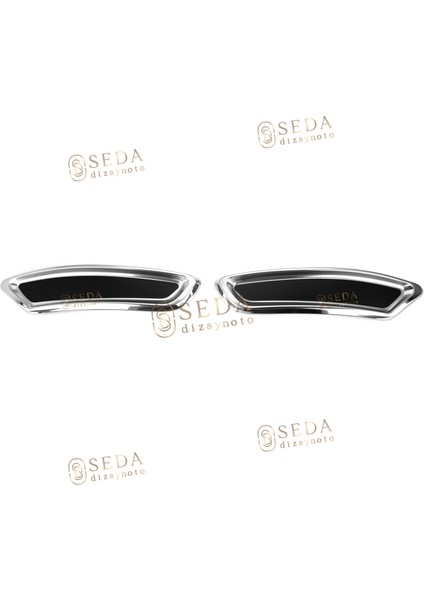 Vw Passat B8 Sd 2015 > 2019 Egzoz Çıkış Kromu 2 Prç. P. Çelik fiyatları