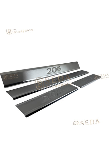 Peugeot 206 Hb /sd/sw 1998 > 2012 Kapı Eşiği 2 Prç. P. Çelik indirimleri