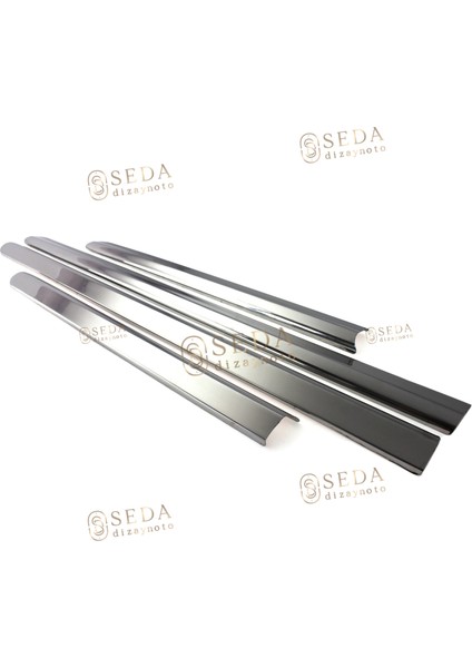 Fiat Doblo 1 Panel Van/lav 2000 > 2006 Yan Kapı Çıtası 4 Prç. P. Çelik fiyatları