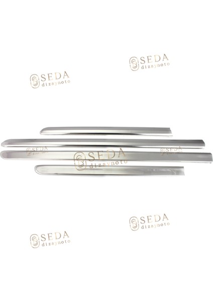 Fiat Doblo 1 Panel Van/lav 2000 > 2006 Yan Kapı Çıtası 4 Prç. P. Çelik modelleri