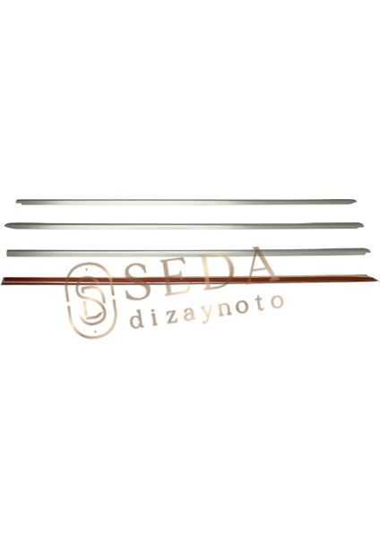 Renault Clio 2 Hb 1999 > 2006 Cam Çıtası 4 Prç. P. Çelik fırsatları