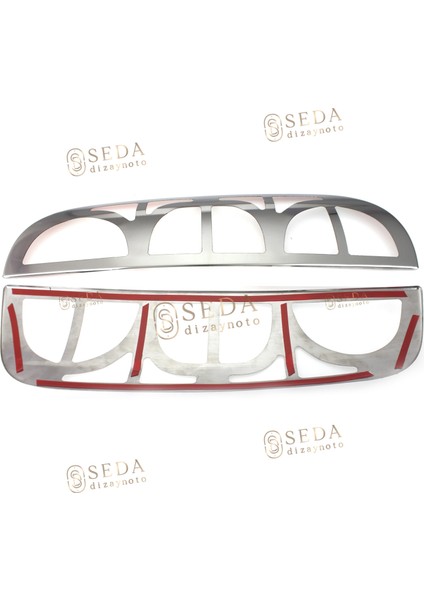 Fiat Doblo 1 Facelift Panel Van/lav 2006 > 2010 Stop Çerçevesi 2 Prç. P. Çelik fırsatları
