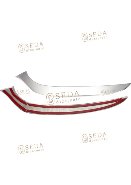 Renault Clio 4 Hb /sw 2012 > 2017 Far Kaşı 2 Prç. P. Çelik fırsatları