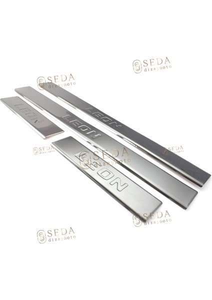 Seat Leon 3 Hb 2012 > Kapı Eşiği 4 Prç. P. Çelik