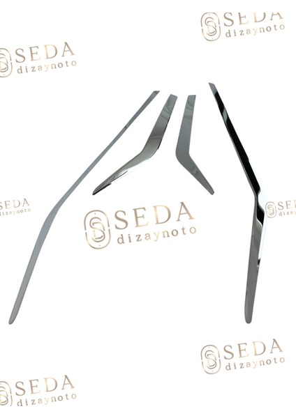 Skoda Super B 3 B7 Sd 2015 > Yan Kapı Çıtası 4 Prç.p. Çelik