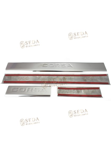 Opel Corsa D Hb 2006 > 2015 Kapı Eşiği 4 Prç. P. Çelik indirimleri