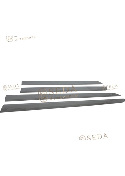 Peugeot Tepee Mini Van 2008 > 2018 Yan Kapı Çıtası 4 Prç. P. Çelik