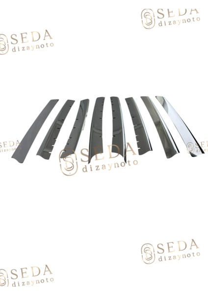 Vw T4 Transporter Van 1995 > 2003 Ön Panjur 8 Prç. P. Çelik- Caravelle-Multivan