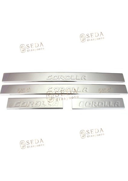 Toyota Corolla Sd 2007 > 2012 Kapı Eşiği 4 Prç. P. Çelik fiyatları