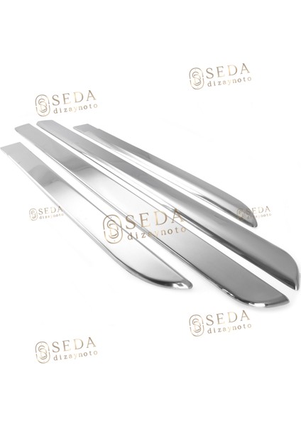 Renault Megane 2 Sd/hb 2006 > 2010 Yan Kapı Çıtası 4 Prç. P. Çelik