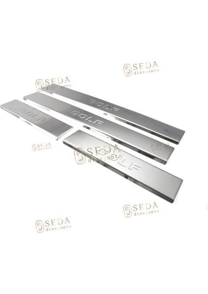 Vw Golf 4 Hb /sw 1998 > 2004 Kapı Eşiği 4 Prç. P. Çelik