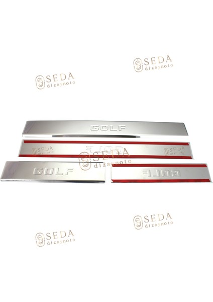 Vw Golf 4 Hb /sw 1998 > 2004 Kapı Eşiği 4 Prç. P. Çelik modelleri