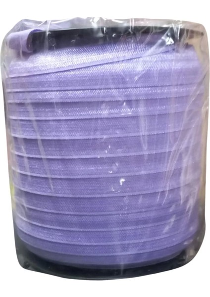 Çamaşır Lastiği Düz 1 cm 1 Metre Açık Mor
