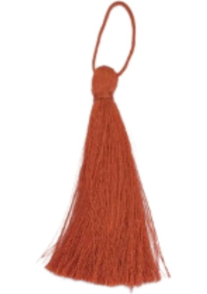 Püskül Tekli 10 cm 1 Adet Turuncu