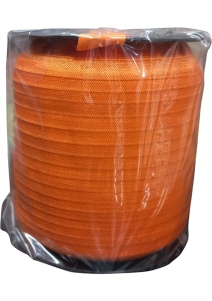 Çamaşır Lastiği Düz 1 cm 75 Metre 1 Top Turuncu