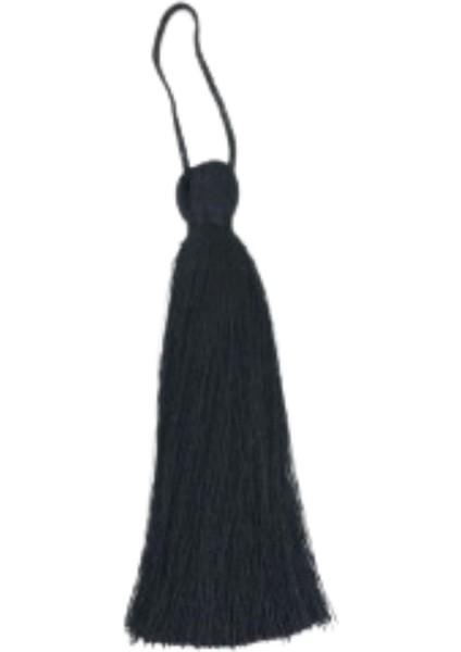 Püskül Tekli 5 cm 1 Adet Siyah