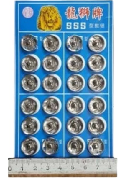 Çıt Çıt Model 2 Numara Metal 24'lü