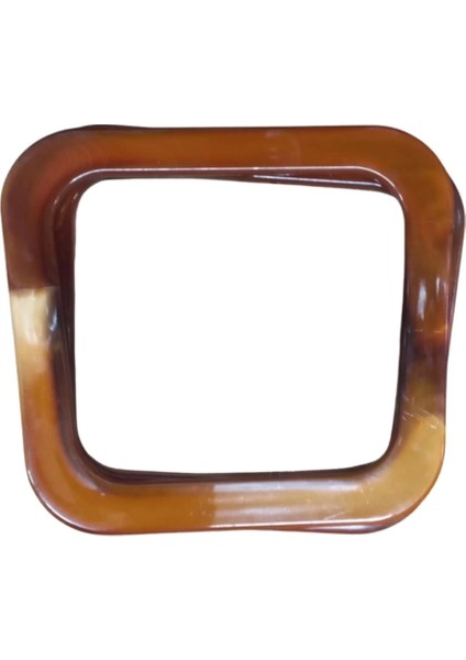 Çanta Sapı Kare Kahverengi 11 cm