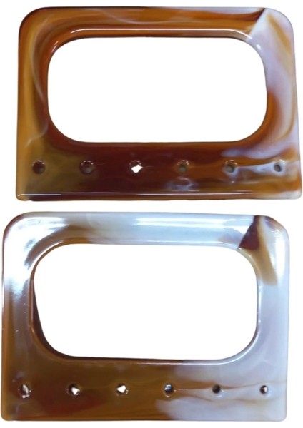 Çanta Sapı Akrilik Kare Delikli 12 cm