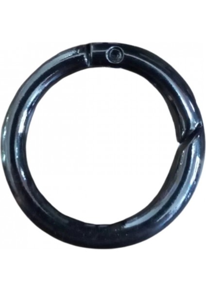 Çanta Halkası Yuvarlak 3 cm Siyah