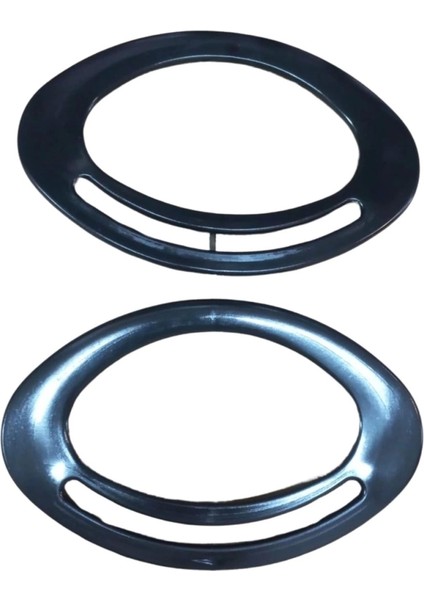 Çanta Sapı Oval Siyah 18 cm