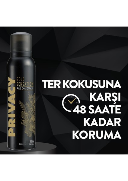 Gold Men Erkek Deodorant 3x150ml fiyatları