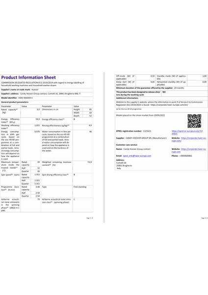 H3W 492DA4-S 9 kg Nfc Bağlantılı 1400 Devir Çamaşır Makinesi indirimleri