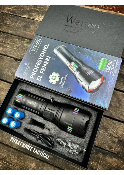 Wt 631 Profesyonel El Feneri 30.000 Lumen fiyatları