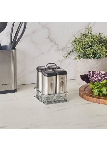 Shinex Inox 5 Parça Baharat Seti