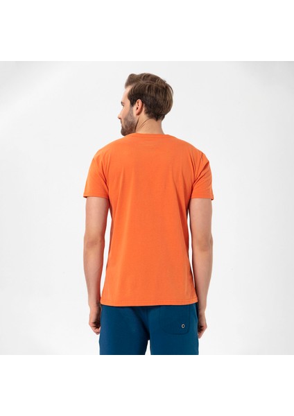 Timothy Erkek Turuncu Tişört