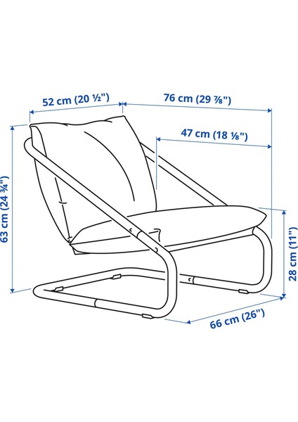 Önnestad Tekli Koltuk Katorp Bej 78 x 75 cm Minderli Kırmızı Gri Yıkanabilir Kumaş fırsatları