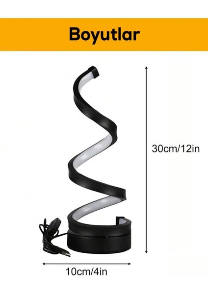 Dekoratif Kıvrımlı Masa Lambası fırsatları