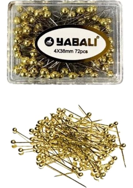Toplu Iğne Altın 72'li 4X38 mm
