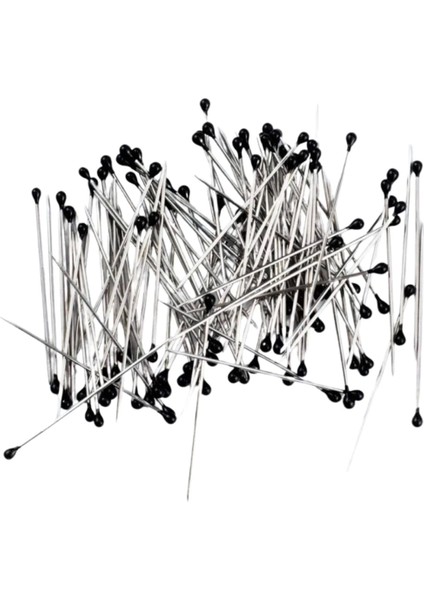 Minelli Iğne Kutulu Siyah Başlı 100'LÜ