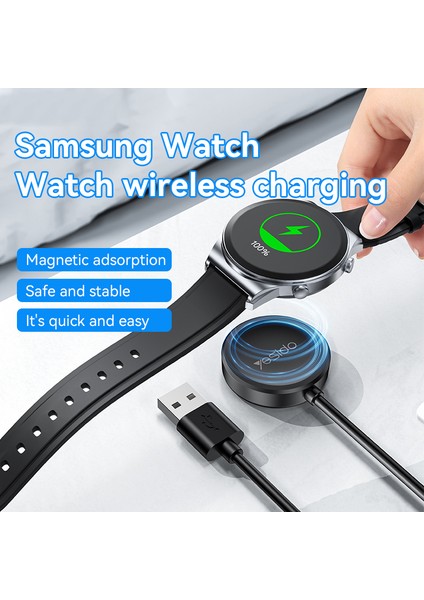 Yesıdo CA161 Samsung Galaxy Watch 5 40MM Evrensel Akıllı Saat Kablosuz Şarj Cihazı 1m USB Kablolu (Yurt Dışından) fiyatları