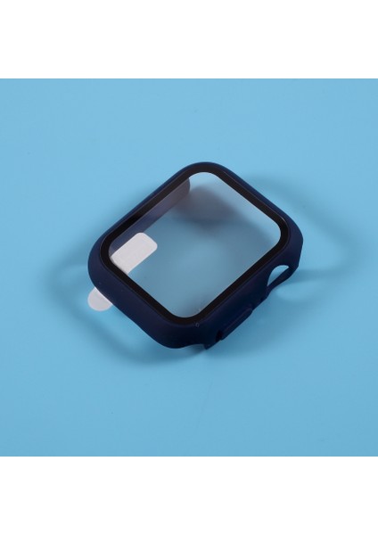 Apple Watch Series 4/5/6/se/se (2022) 40 mm - Koyu Mavi Için Ekran Filmli Çizilmez Sert Pc Kılıfı (Yurt Dışından) fırsatları