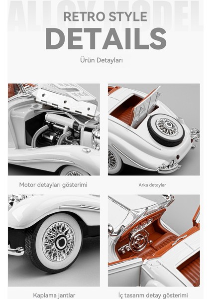1:24 Alaşım Araba Modeli Klasik Gelgit Oyun Süsleme Retro Oyuncak Araba (Yurt Dışından) fiyatları