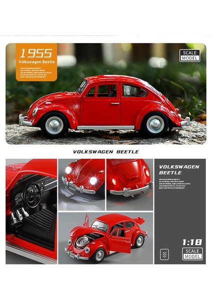 1:18 Beetle Alaşımlı Araba Modeli Klasik Retro Koleksiyon Süsleri (Yurt Dışından) indirimleri