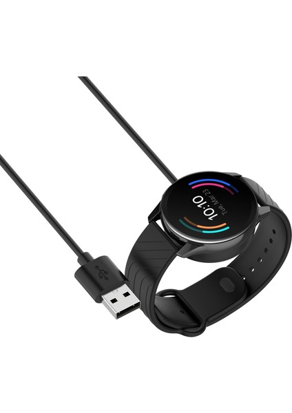 Oneplus Watch Için 1m USB Şarj Cihazı Akıllı Saat Şarj Kablosu Yuvası - Siyah (Yurt Dışından) indirimleri