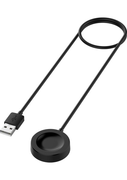 Huawei Watch Gt 2 Pro/gt 2 Pro Ekg/gt 2 Porsche Edition Için 1 M USB Şarj Kablosu Kablosuz Şarj Istasyonu - Siyah (Yurt Dışından)
