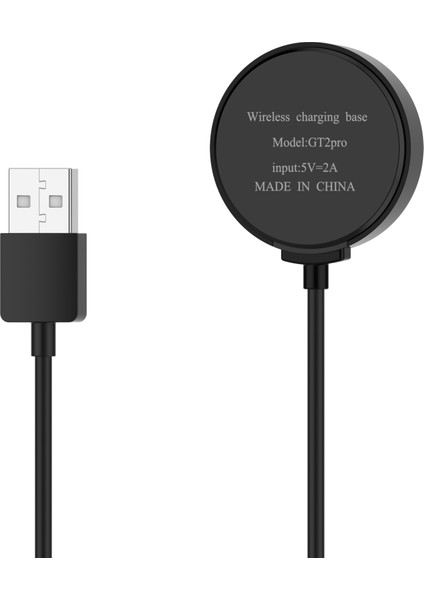 Huawei Watch Gt 2 Pro/gt 2 Pro Ekg/gt 2 Porsche Edition Için 1 M USB Şarj Kablosu Kablosuz Şarj Istasyonu - Siyah (Yurt Dışından) fırsatları