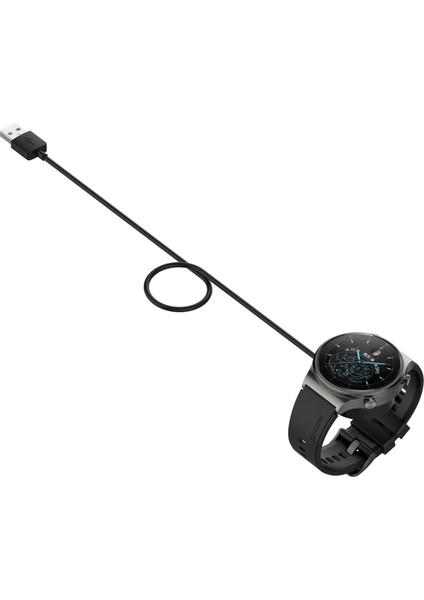 Huawei Watch Gt 2 Pro/gt 2 Pro Ekg/gt 2 Porsche Edition Için 1 M USB Şarj Kablosu Kablosuz Şarj Istasyonu - Siyah (Yurt Dışından) indirimleri
