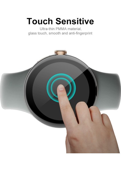 Enkay Hat Prınce 2 Adet/set 3D Kavisli Pmma Akıllı Saat Ekran Koruyucu Google Pixel Watch 2/pixel Watch Yumuşak Pc Kenar Çizilmez Hd Şeffaf Tam Kaplama Filmi (Yurt Dışından) fırsatları