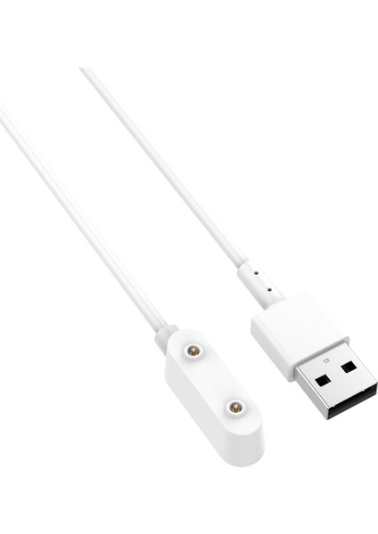 Xiaomi Mitu 7A/XIAOXUN T6 C/t6 Çocuk Akıllı Saati Için 1 M Şarj Kablosu Manyetik Şarj Kablosu - Beyaz (Yurt Dışından)