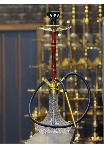 Paslanmaz Çelik Nargile 4 Başlıklı