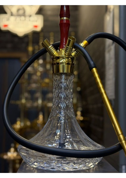 Paslanmaz Çelik Nargile 4 Başlıklı modelleri