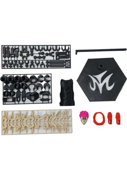 Illidan Altı Kanatlı Melek Yargı Meleği Çok Li Hareketli Şanslı 13 Figürlü Süs (Yurt Dışından)